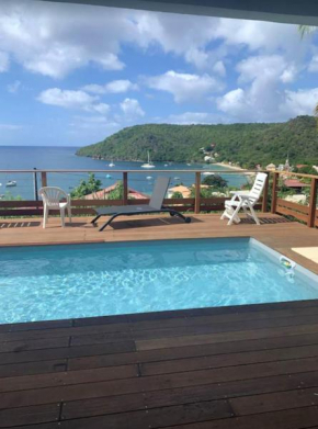 Maison de 4 chambres avec vue sur la mer piscine privee et jardin clos a Les Anses d'Arlet